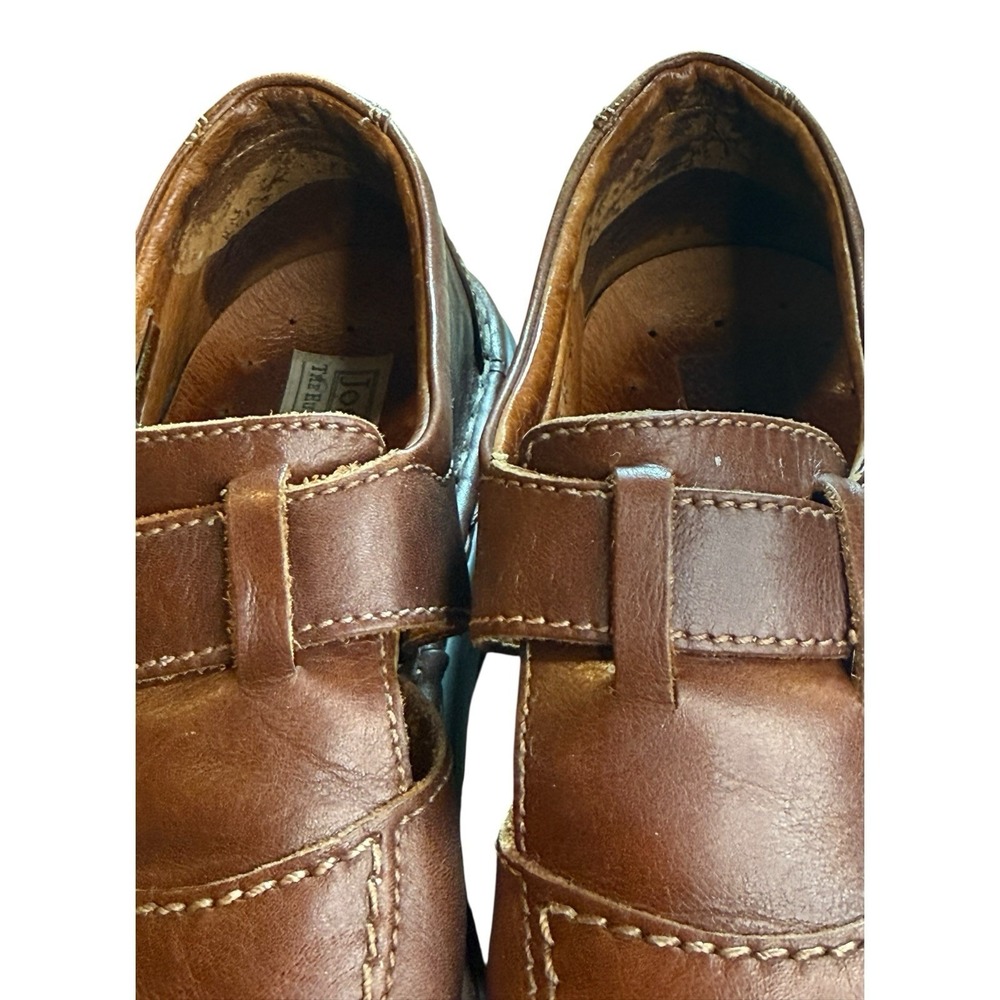 Josef‎ Seibel Men's Brown Leather Buckle Fishermans Sandals Size 11.5 M - Picture 11 of 14